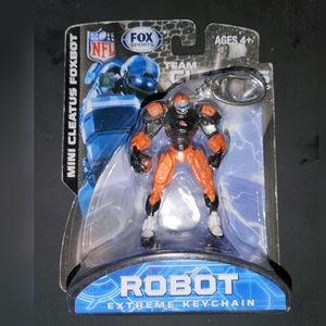 Mini Cleatus Foxbot keychain Cleveland Browns